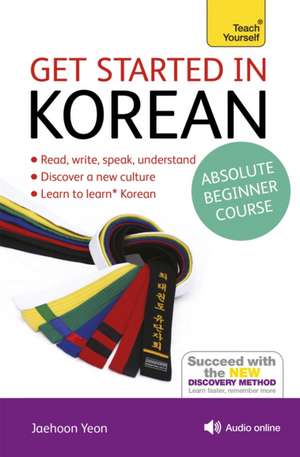 Get Started in Korean Absolute Beginner Course de Jaehoon Yeon