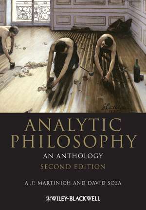 Analytic Philosophy – An Anthology 2e de AP Martinich