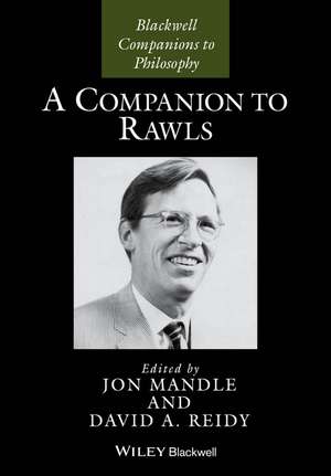 A Companion to Rawls de J Mandle