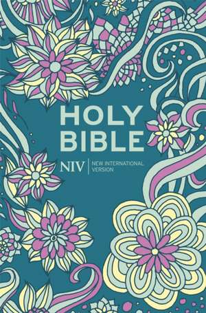 NIV Pocket Floral Hardback Bible de New International Version