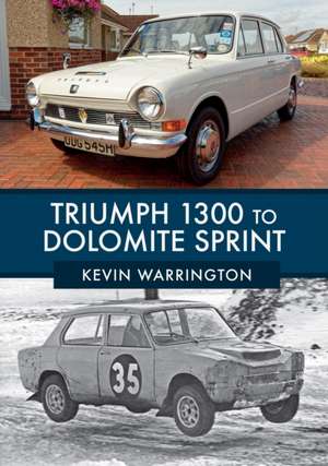 Triumph 1300 to Dolomite Sprint de Kevin Warrington