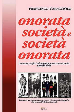 onorata società e società onorata (ridotta) de Francesco Caracciolo