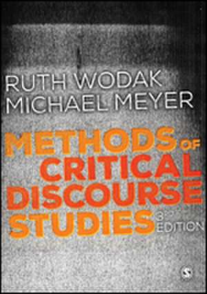 Methods of Critical Discourse Studies de Ruth Wodak