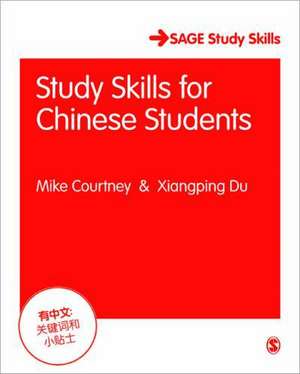 Study Skills for Chinese Students de Mike Courtney