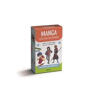 Manga Quick and Easy Drawing Deck de van Huy Ta