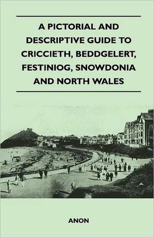 A Pictorial and Descriptive Guide to Criccieth, Beddgelert, Festiniog, Snowdonia and North Wales de Anon