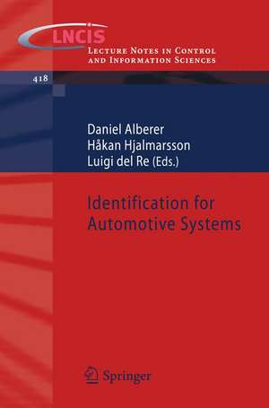 Identification for Automotive Systems de Daniel Alberer