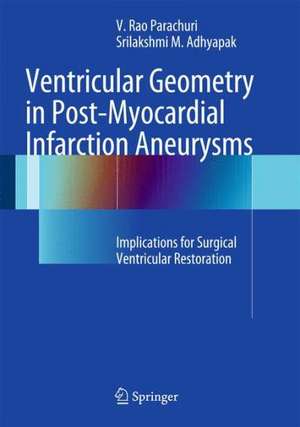 Ventricular Geometry in Post-Myocardial Infarction Aneurysms: Implications for Surgical Ventricular Restoration de Srilakshmi Adhyapak