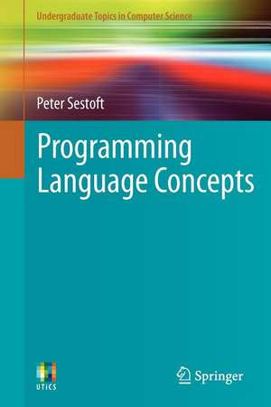 Programming Language Concepts de Peter Sestoft