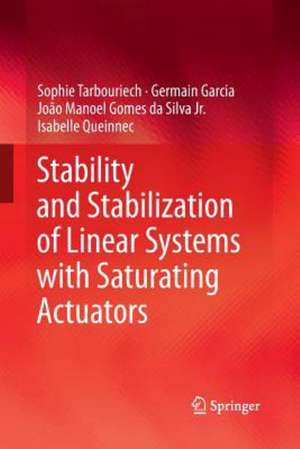 Stability and Stabilization of Linear Systems with Saturating Actuators de Sophie Tarbouriech