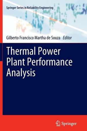 Thermal Power Plant Performance Analysis de Gilberto Francisco Martha de Souza