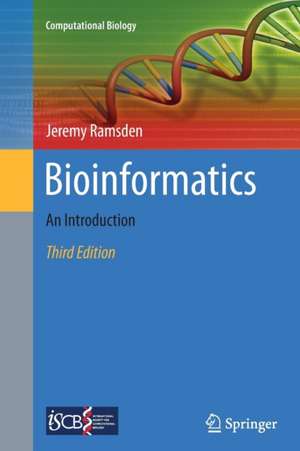 Bioinformatics: An Introduction de Jeremy Ramsden