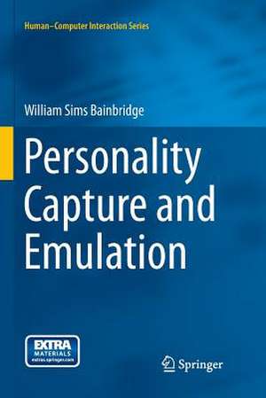Personality Capture and Emulation de William Sims Bainbridge
