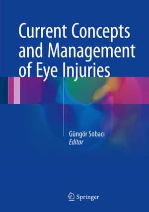 Current Concepts and Management of Eye Injuries de Güngör Sobacı