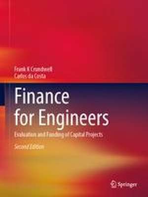 Finance for Engineers de Frank K Crundwell