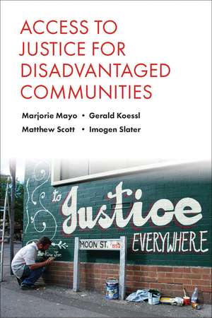 Access to Justice for Disadvantaged Communities de Marjorie Mayo