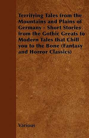 Terrifying Tales from the Mountains and Plains of Germany - Short Stories from the Gothic Greats to Modern Tales That Chill You to the Bone (Fantasy a de Various