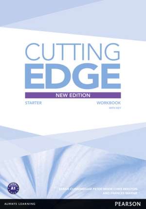 Cutting Edge Starter New Edition Workbook with Key de Frances Marnie