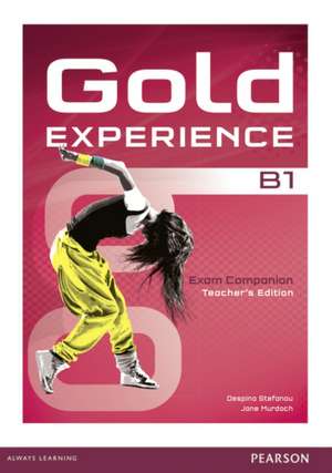 GOLD EXPERIENCE B1 COMPANION TEACHER S