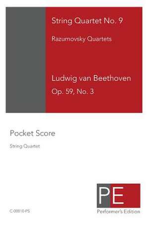 String Quartet No. 9 de Ludwig Van Beethoven