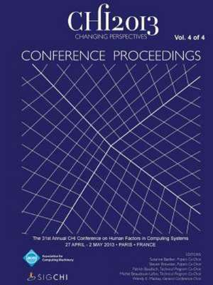 Chi 13 Proceedings of the 31st Annual Chi Conference on Human Factors in Computing Systems V4 de Chi 13 Conference Committee