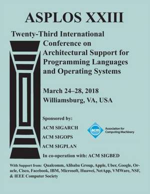 ASPLOS '18 de Asplos