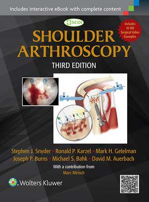 Shoulder Arthroscopy de Stephen J. Snyder MD