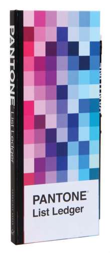 Pantone List Ledger de Pantone LLC