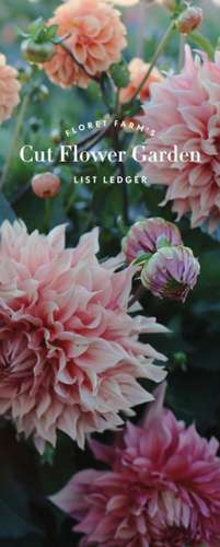 Floret Farm's Cut Flower Garden List Ledger de Chris Benzakein