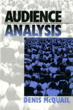 Audience Analysis de Denis McQuail