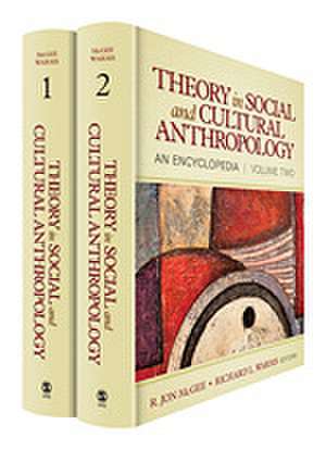 Theory in Social and Cultural Anthropology: An Encyclopedia de R. Jon McGee