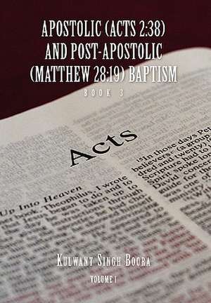 APOSTOLIC (ACTS 2 de Kulwant Singh Boora