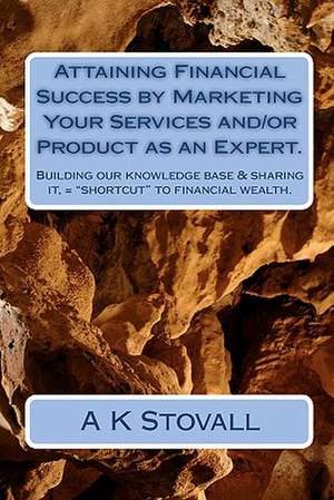 Attaining Financial Success by Marketing Your Services And/Or Product as an Expert. de A. K. Stovall