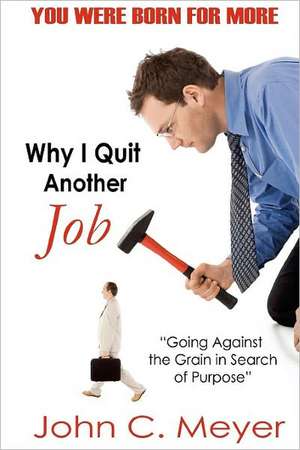 Why I Quit Another Job de John C. Meyer