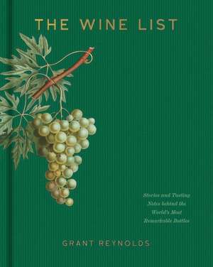 Wine List de Grant Reynolds