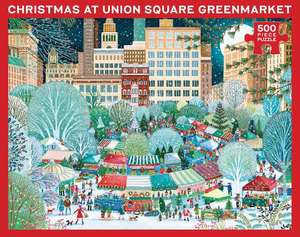 New York City Christmas at Union Square Greenmarket Jigsaw Puzzle de Union Square & Co