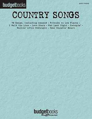 Country Songs de Hal Leonard Publishing Corporation