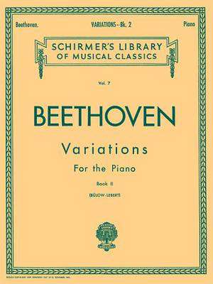 Variations - Book 2 de Ludwig van Beethoven