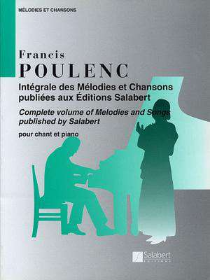 Melodies Et Chansons de Francis Poulenc