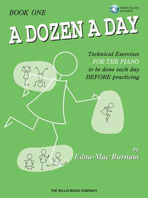 A Dozen a Day Book 1 - Book/Audio de Edna Mae Burnam