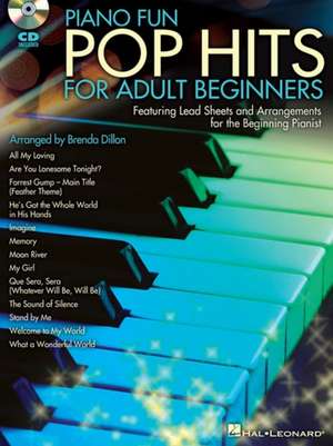 Piano Fun - Pop Hits for Adult Beginners Book/Online Audio