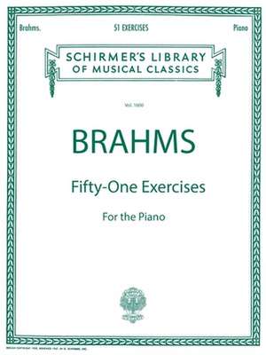 51 Exercises de Johannes Brahms