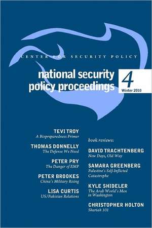 National Security Policy Proceedings de Tevi Troy