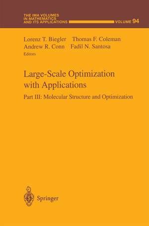 Large-Scale Optimization with Applications: Part III: Molecular Structure and Optimization de Lorenz T. Biegler