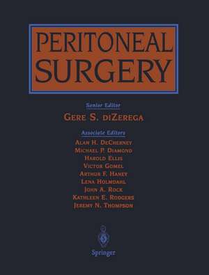 Peritoneal Surgery de V. Gomel