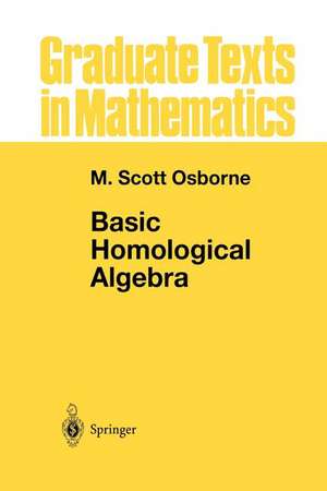 Basic Homological Algebra de M. Scott Osborne
