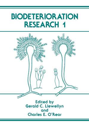 Biodeterioration Research 1 de Gerald C. Llewellyn