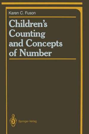 Children’s Counting and Concepts of Number de Karen C. Fuson