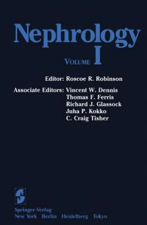 Nephrology: Volume I / II Proceedings of the IXth International Congress of Nephrology de V.W. Dennis