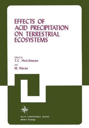 Effects of Acid Precipitation on Terrestrial Ecosystems de Thomas C. Hutchinson